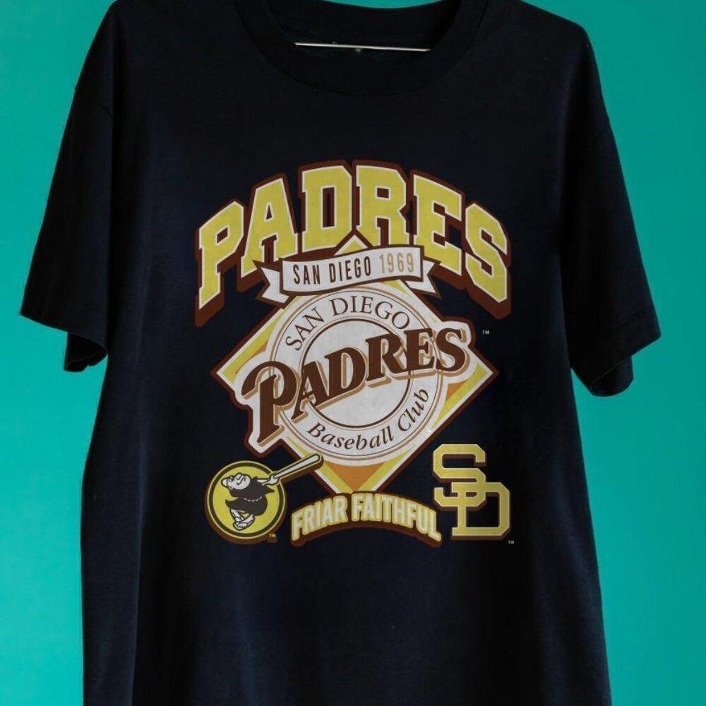 Retro 1969 Padres San Diego Baseball Fan Heritage T-Shirt
